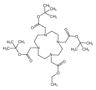 tri-tert-butyl 2,2',2''-(10-(2-ethoxy-2-oxoethyl)-1,4,7,10-tetraazacyclododecane-1,4,7-triyl)triacetate 825625-07-8