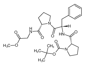 Nα-Boc-L-Prolyl-L-phenylalanyl-L-prolyl-glycine methyl ester 100008-18-2