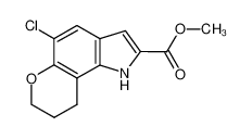 81257-88-7 chloro-5 tetrahydro-1,7,8,9 pyranno[2,3-g]indolecarboxylate-2 de methyle