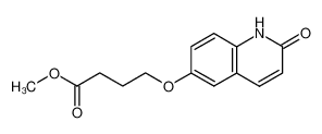 87364-41-8 methyl 4-(1,2-dihydro-2-oxo-6-quinolyloxy)butyrate