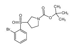 887587-58-8 structure, C15H20BrNO4S