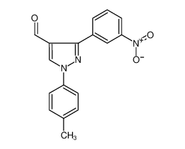 3-(3-NITROPHENYL)-1-P-TOLYL-1H-PYRAZOLE-4-CARBALDEHYDE