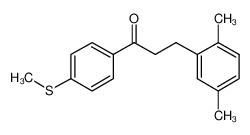 3-(2,5-二甲基苯基)-1-[4-(甲硫基)苯基]-1-丙酮