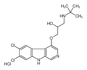 87603-36-9 structure, C18H22Cl3N3O2