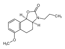 1256261-00-3 spectrum, (3aS,9bR)-6-methoxy-3-propyl-3,3a,4,5-tetrahydronaphtho[2,1-d]oxazol-2(9bH)-one