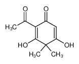16302-39-9 2-acetyl-3,5-dihydroxy-4,4-dimethyl-2,5-cyclohexadien-1-one