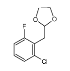 2-[(2-chloro-6-fluorophenyl)methyl]-1,3-dioxolane 842124-01-0