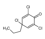 61331-51-9 2,4,6-trichloro-4-propylcyclohexa-2,5-dien-1-one