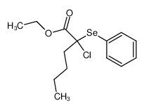 309295-48-5 ethyl 2-chloro-2-phenylselanylhexanoate