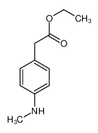 68787-97-3 ethyl 2-[4-(methylamino)phenyl]acetate