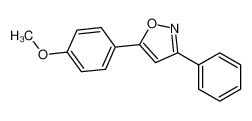 5-(4-methoxyphenyl)-3-phenyl-1,2-oxazole 3672-51-3