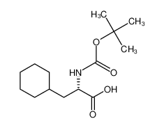 (S)-2-((tert-Butoxycarbonyl)amino)-3-cyclohexylpropanoic acid 37736-82-6