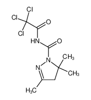 107996-90-7 N-(3,5,5-trimethyl-2-pyrazolin-2-ylcarbonyl)-2,2,2-trichloroacetamide