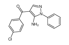 54606-38-1 (5-amino-1-phenylpyrazol-4-yl)-(4-chlorophenyl)methanone