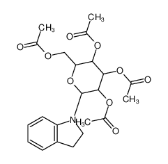 22855-03-4 2,3-二氢-1-(2,3,4,6-四-O-乙酰基-beta-D-吡喃葡萄糖基)-1H-吲哚