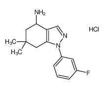 1242340-02-8 structure, C15H19ClFN3