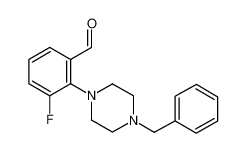 2-(4-benzylpiperazin-1-yl)-3-fluorobenzaldehyde 883512-18-3