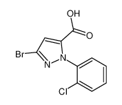 3-溴-1-(2-氯苯基)-1H-吡唑-5-羧酸