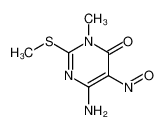 42026-60-8 spectrum, 6-amino-3-methyl-2-methylsulfanyl-5-nitrosopyrimidin-4-one