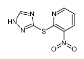 3-nitro-2-(1H-1,2,4-triazol-5-ylsulfanyl)pyridine