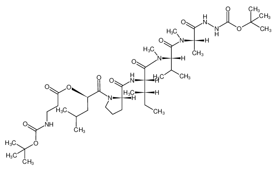 187753-76-0 structure, C40H71N7O11