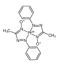 85027-39-0 spectrum, trans-bis(phenylazoacetaldoximato)platinum(II)