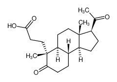 3510-20-1 spectrum, 3,5-seco-4-norpregn-5,20-dion-3-carboxylic acid