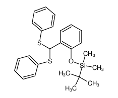 292081-10-8 structure, C25H30OS2Si