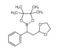 2-(1,3-二氧戊环-2-基)-1-苯乙基硼酸频哪酯