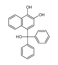 3811-48-1 4-[hydroxy(diphenyl)methyl]naphthalene-1,2-diol