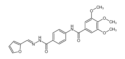 100278-31-7 N-[4-[[(E)-furan-2-ylmethylideneamino]carbamoyl]phenyl]-3,4,5-trimethoxybenzamide