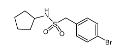 4-溴苯甲基磺酰环戊基胺