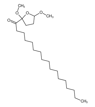 102542-25-6 1-(2,5-dimethoxy-tetrahydro-furan-2-yl)-heptadecan-1-one