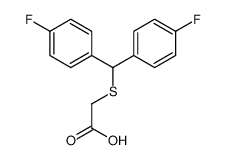 90212-81-0 spectrum, 2-[bis(4-fluorophenyl)methylsulfanyl]acetic acid