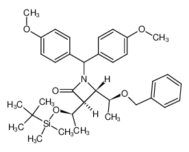 112256-77-6 structure, C35H47NO5Si