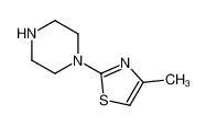 4-methyl-2-piperazin-1-yl-1,3-thiazole 40615-11-0