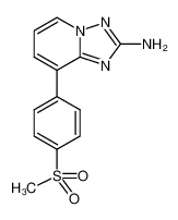 1257704-13-4 8-(4-methanesulfonyl-phenyl)-[1,2,4]triazolo[1,5,a]-pyridine-2-ylamine