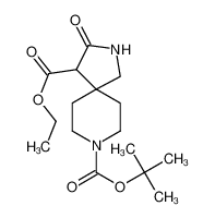 8-tert-butyl 4-ethyl 3-oxo-2,8-diazaspiro[4.5]decane-4,8-dicarboxylate 1445951-68-7