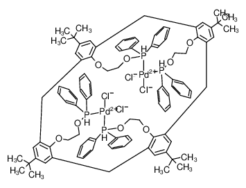 218299-97-9 structure, C100H112Cl4O8P4Pd2