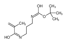 tert-butyl N-[3-(2-methylprop-2-enoylamino)propyl]carbamate 219739-79-4