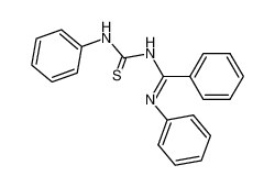 20800-34-4 N-(N-Phenyl-benzimidoyl)-N'-phenyl-thioharnstoff