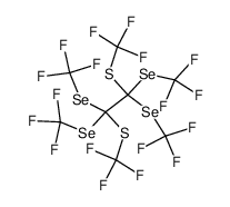 81464-63-3 1,1,2,2-Tetrakis(trifluormethylseleno)-1,2-bis-(trifluormethylthio)ethan