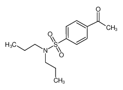 4-acetyl-N,N-dipropylbenzenesulfonamide 1658-96-4