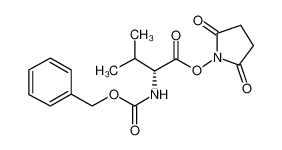 (2,5-dioxopyrrolidin-1-yl) (2R)-3-methyl-2-(phenylmethoxycarbonylamino)butanoate 4467-55-4