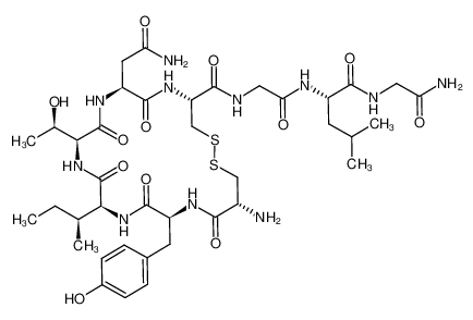 60786-59-6 structure, C39H61N11O12S2