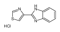 4-(1H-benzimidazol-2-yl)-1,3-thiazole,hydrochloride 19525-20-3