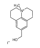 2,3,6,7-四氢-9-(羟基甲基)-4-甲基-1H,5H-苯并(ij)喹嗪鎓碘化物