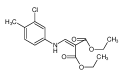 Diethyl 2-(((3-chloro-4-methylphenyl)amino)methylene)malonate 103976-11-0