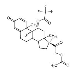 378-35-8 spectrum, 21-Acetoxy-9α-brom-11β-trifluoracetoxy-17α-hydroxy-pregna-1,4-dien-3,20-dion