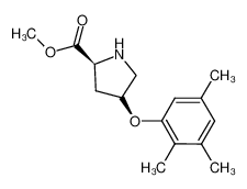 Methyl (2S,4S)-4-(2,3,5-trimethylphenoxy)-2-pyrrolidinecarboxylate